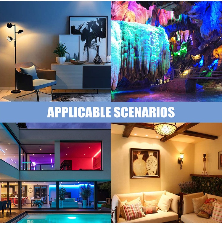Smart RGB LED Bulb WiFi Dimmable Works with Alexa and Google Home