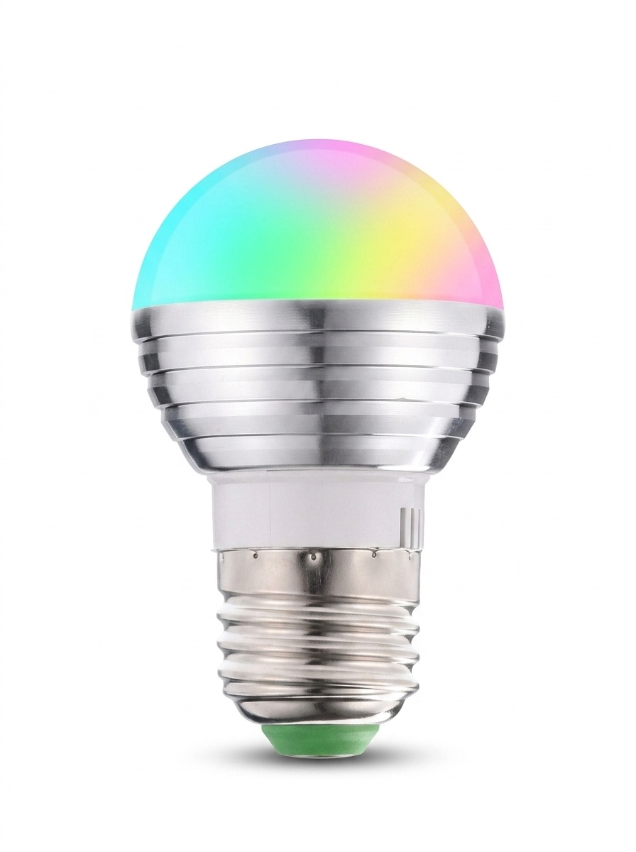 Smart RGB LED Light Bulb with Remote Control E27/E26/B22