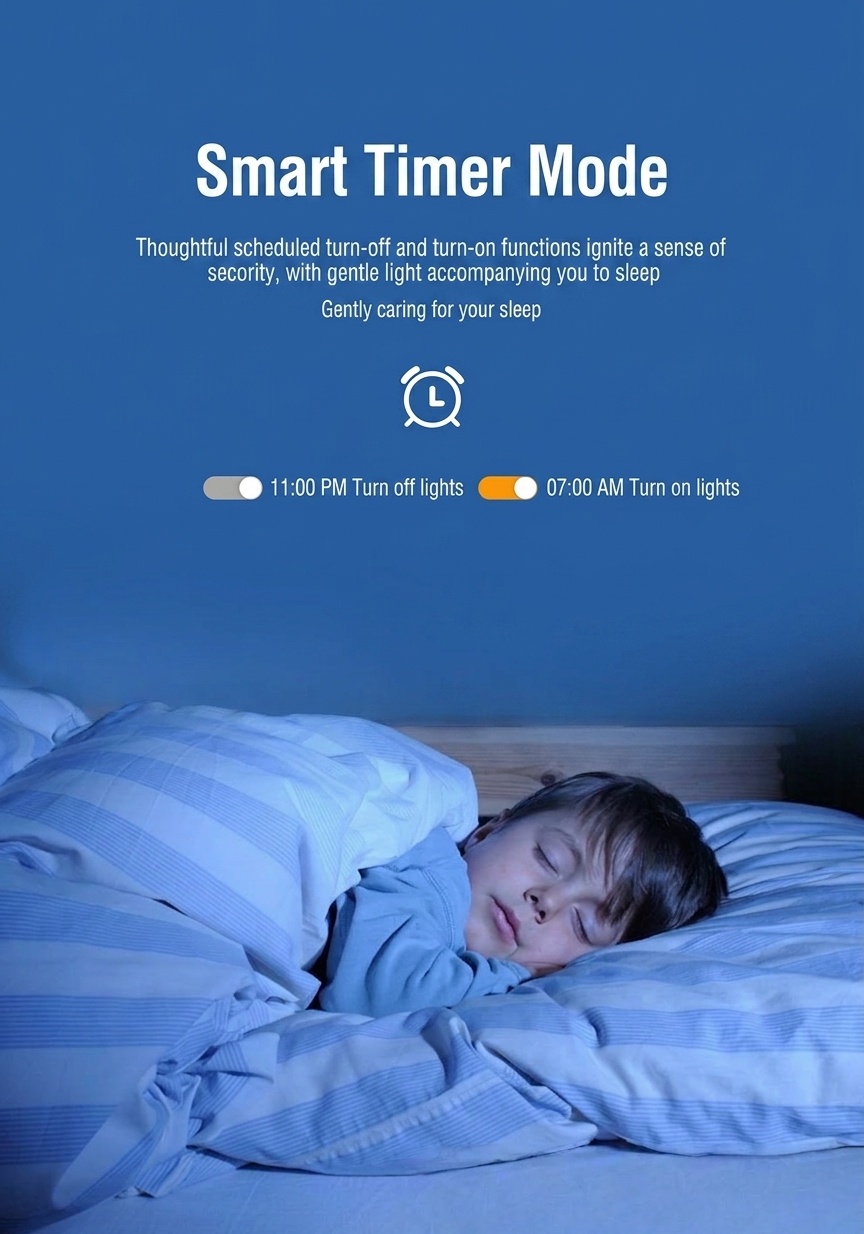 Smart WiFi LED Light Bulb RGB+CCT Dimmable Works with Alexa Google Home