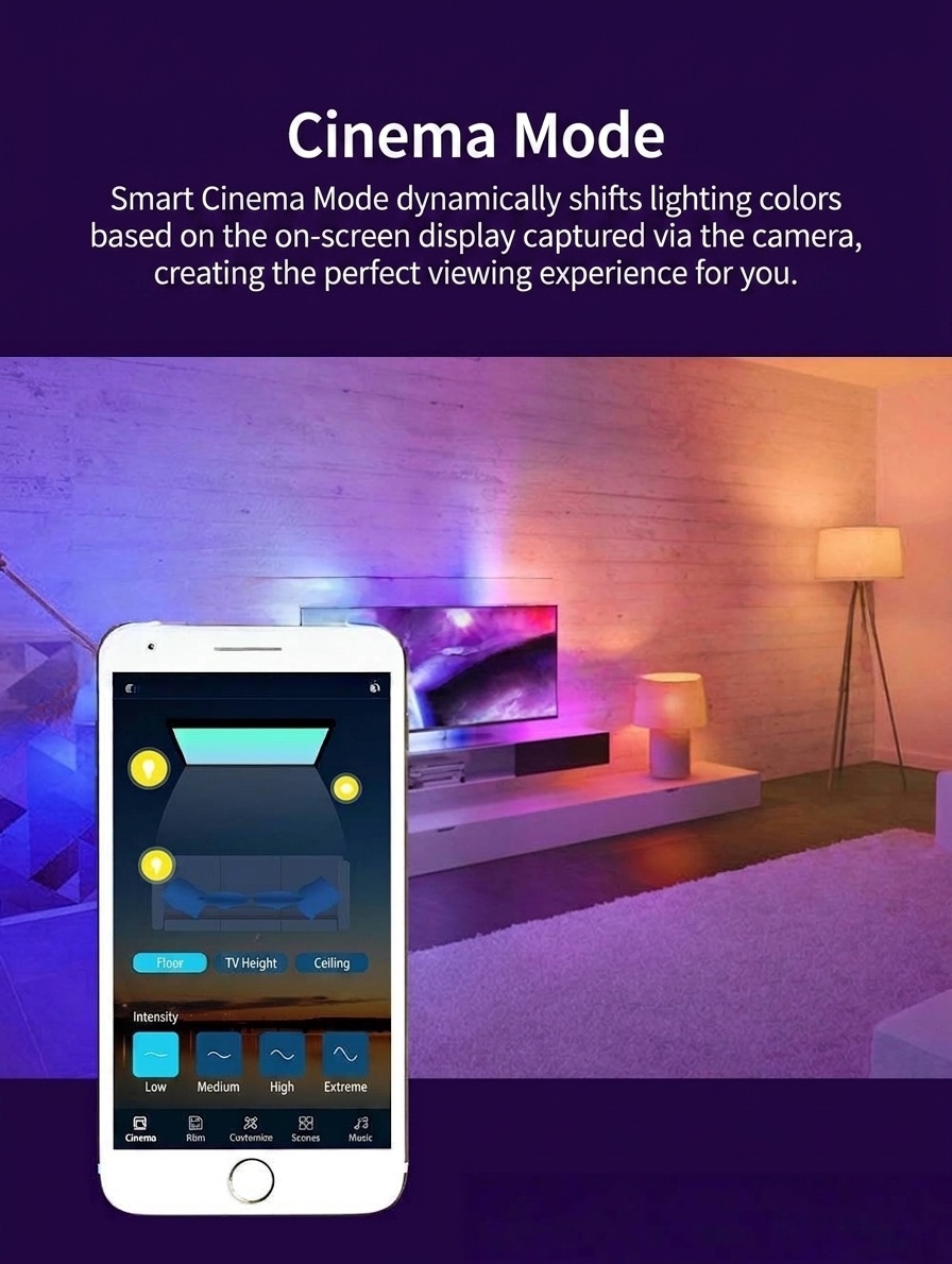 Smart WiFi LED Light Bulb RGB+CCT Dimmable Works with Alexa Google Home