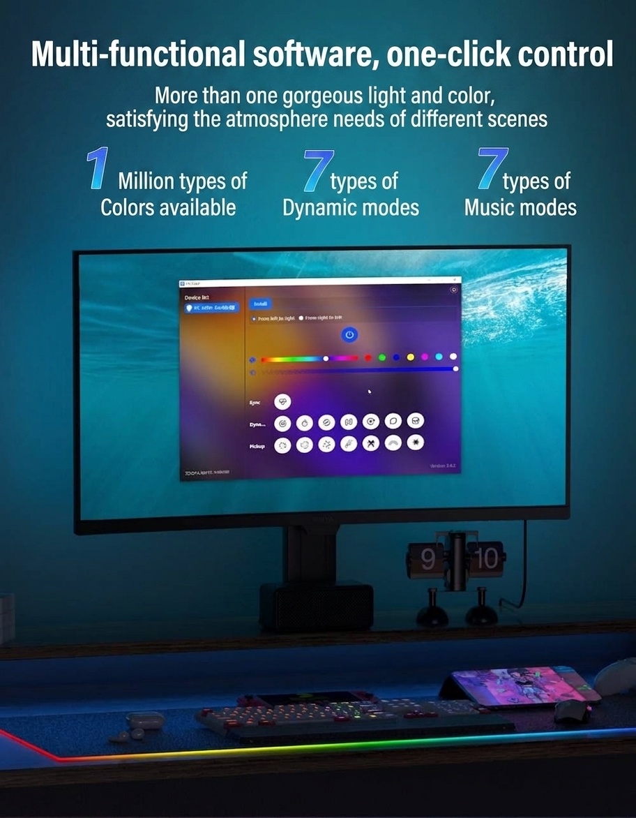 Smart Monitor Backlight LED Strip RGB Sync Gaming Light