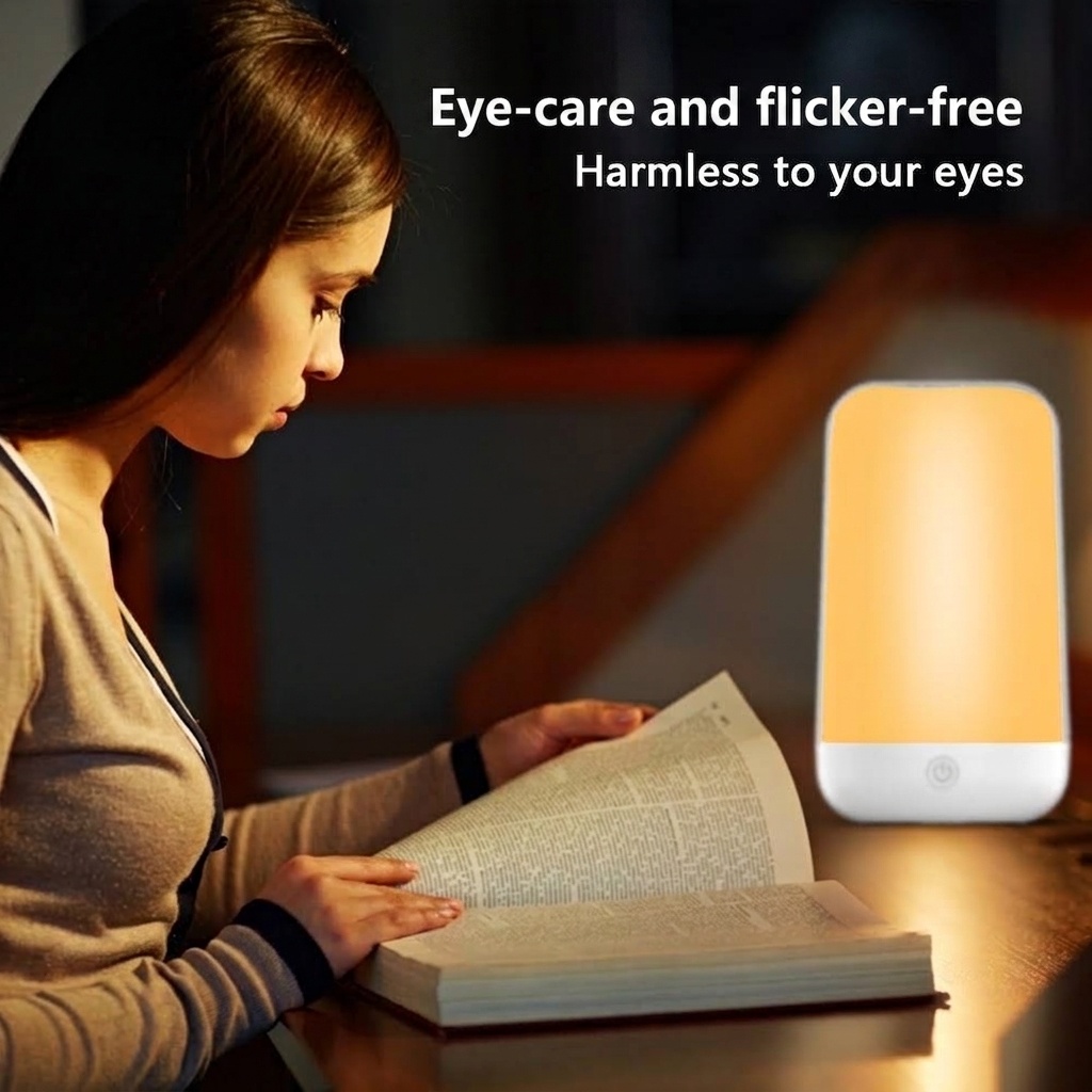 Smart RGB LED Bedside Lamp with App and Touch Control