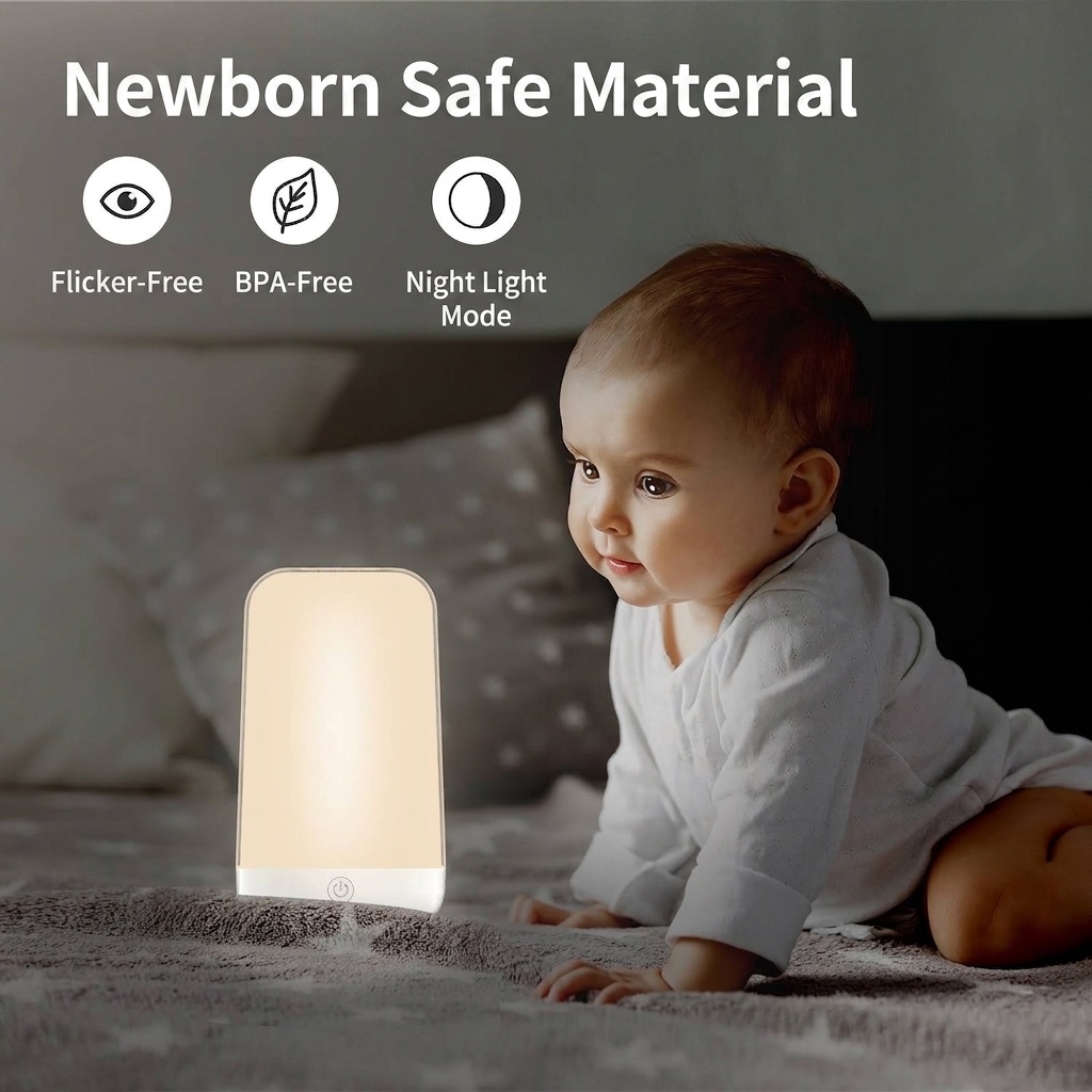 Smart RGB LED Bedside Lamp with App and Touch Control