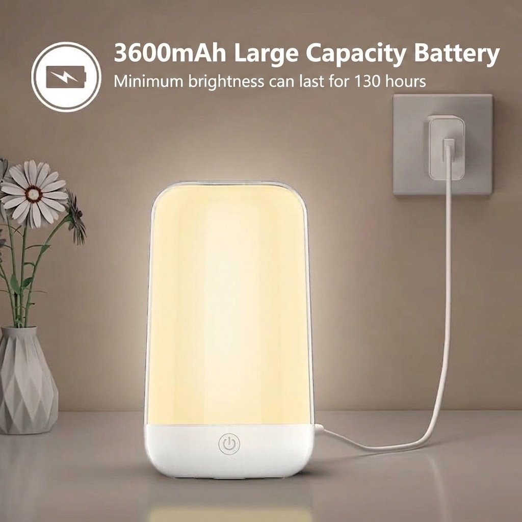 Smart RGB LED Bedside Lamp with App and Touch Control