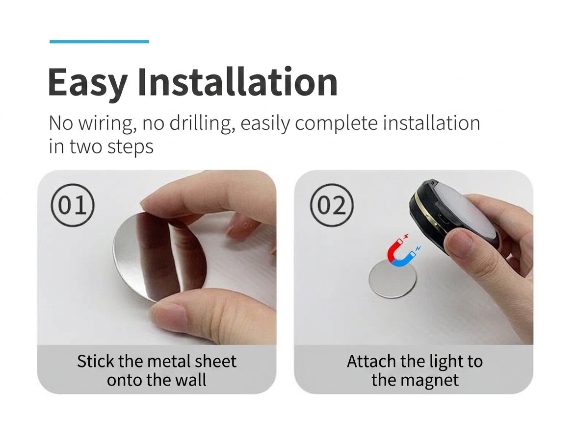 Smart LED Puck Lights RGB Dimmable Under Cabinet Lighting