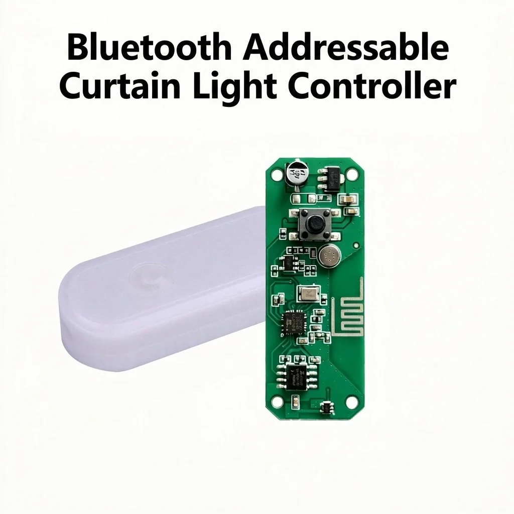 Smart RGB LED Curtain Lights with App and Remote Control