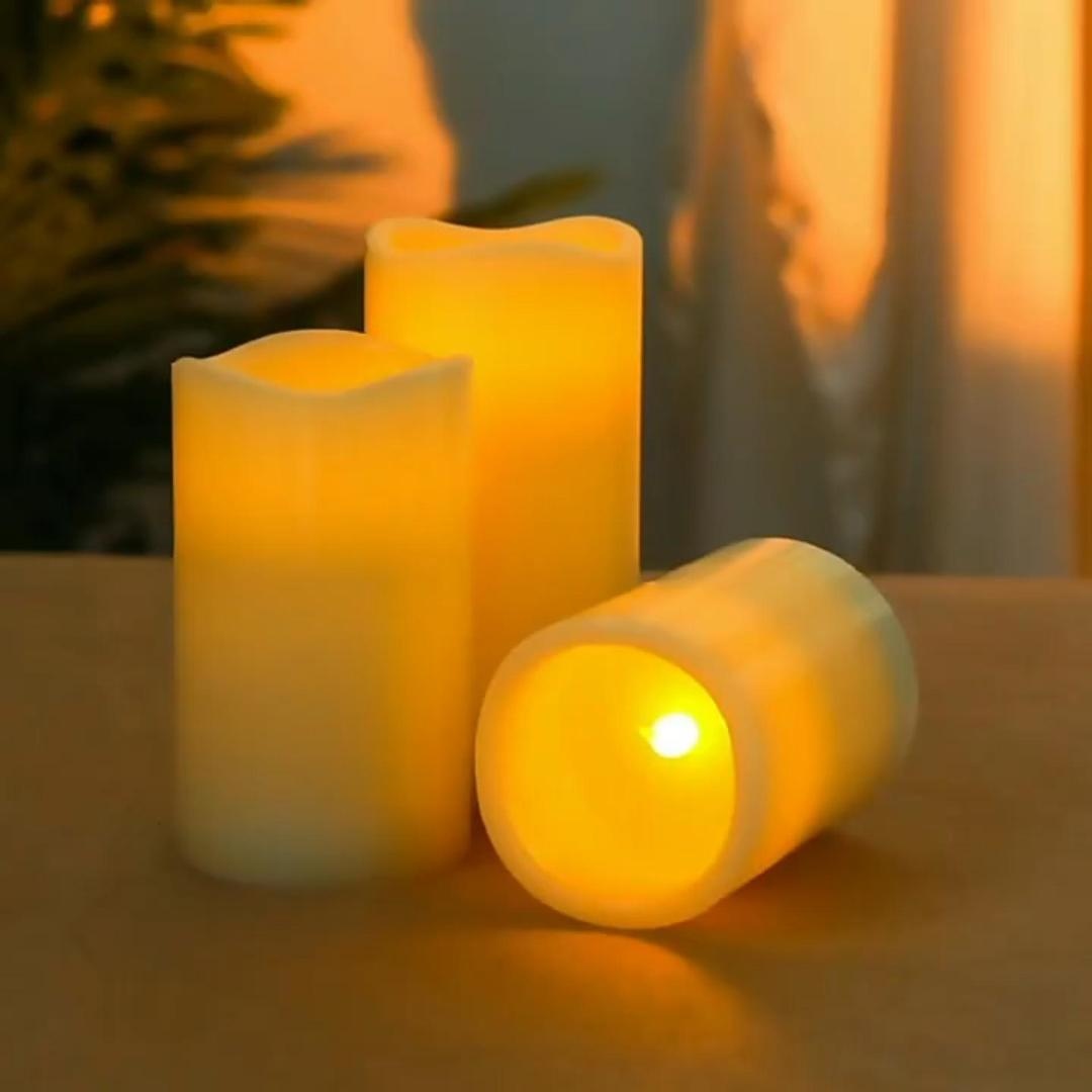 Smart LED Flameless Candles Realistic Flicker and App Control