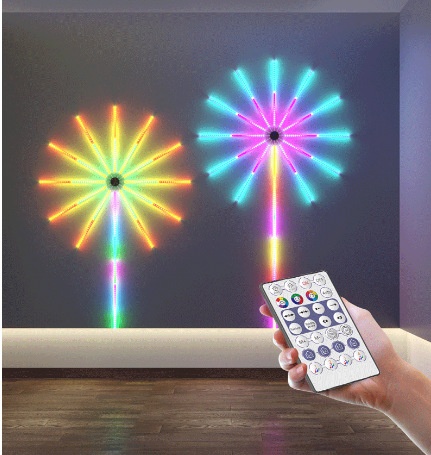 Smart Firework LED Strip Light RGB Music Sync App Control