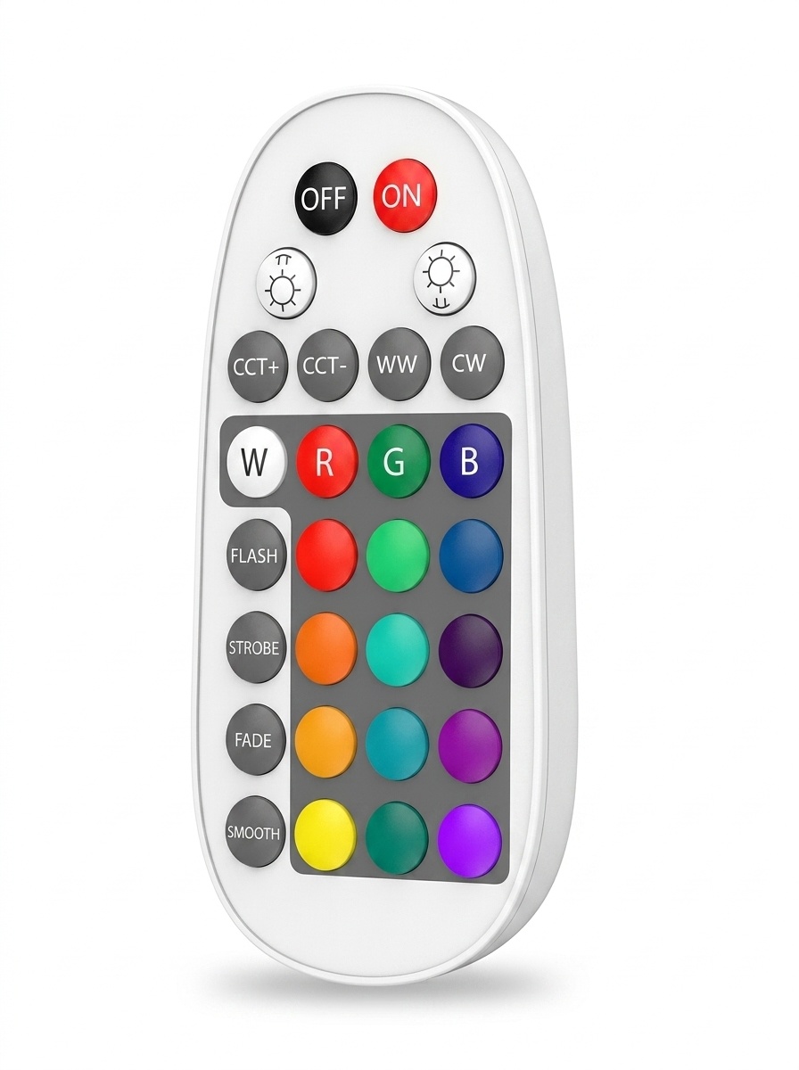 Smart RGB LED Remote Control for Home Lighting and Automation