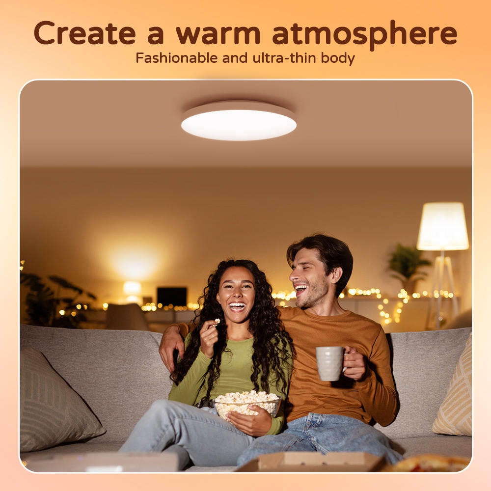 Smart LED Ceiling Light Dimmable 30W/40W RGB Tunable White