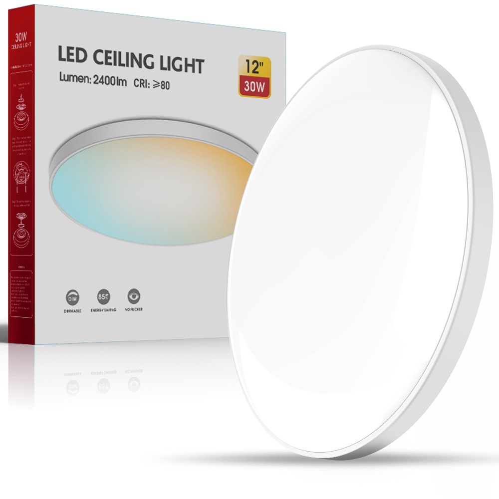 Smart LED Ceiling Light Dimmable 30W/40W RGB Tunable White