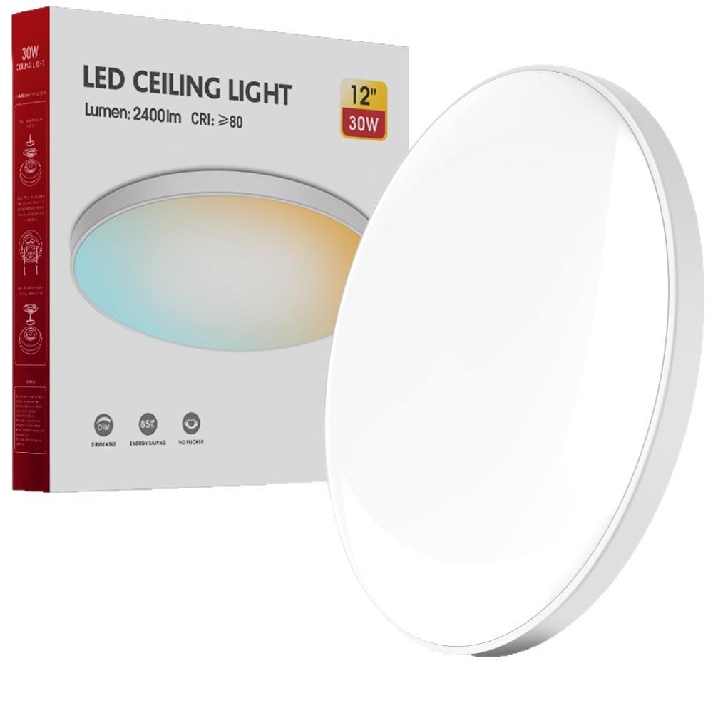 Smart LED Ceiling Light Dimmable 30W/40W RGB Tunable White