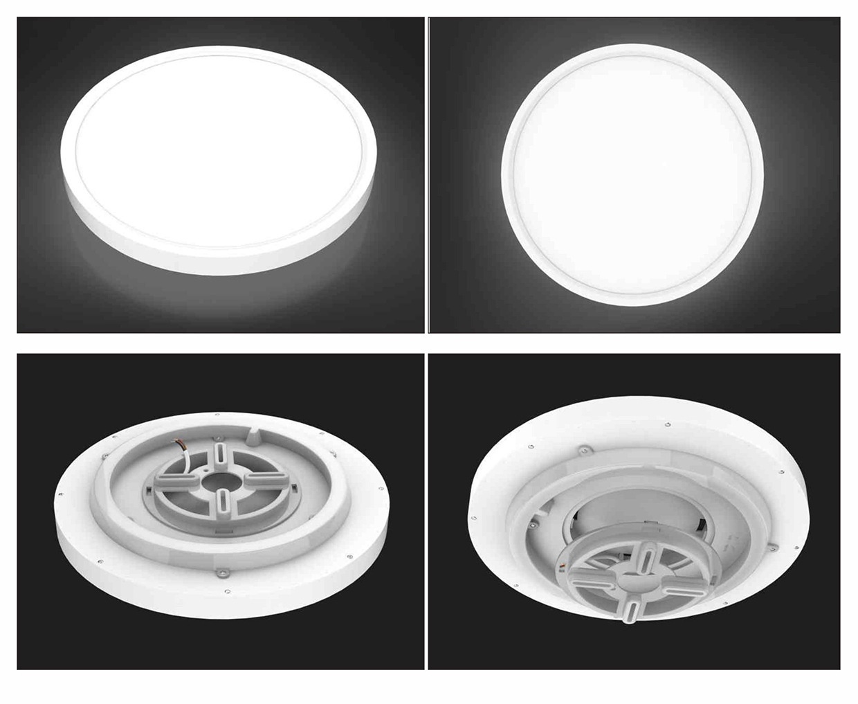 Smart LED Ceiling Light RGBIC Dimmable WiFi Alexa Google Home