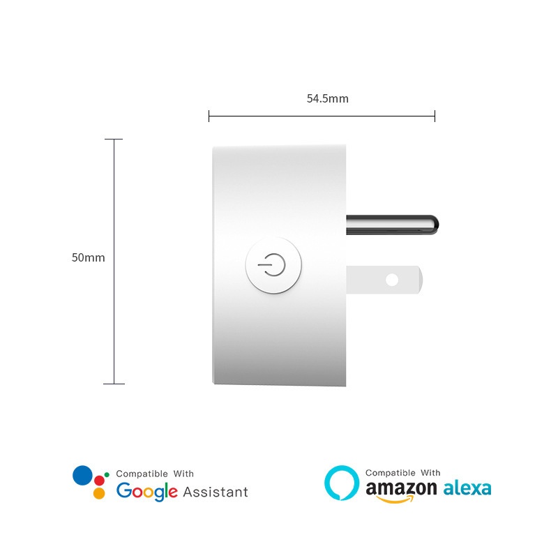 Smart WiFi Plug Outlet Voice Control and App Remote